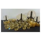 Yellow Depression Glass Set