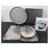 Electric Kettle, Cookie Sheets, & Baking Pans