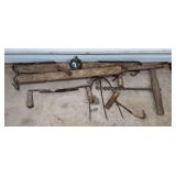 Vintage Single Trees, Beam Drills, & Misc