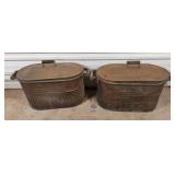 Pair of Boiler Wash Tubs