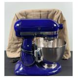 Kitchen Aid Mixer with Cover & Attachments