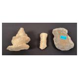 Native American Flint Axe & Other Artifacts