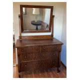 Antique Mirrored Dresser