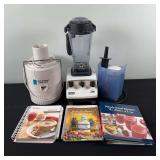 Power Juicer & Vita-Mix Blender with Recipe Books