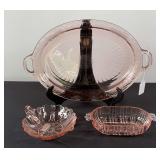 Pink Depression Glass