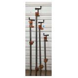 (4) Pipe Clamps