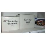 Snow Village Wedding Chapel, Hersheys Chocolate Shop, & Gas Station