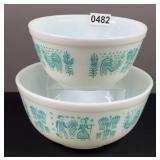 Pyrex Amish Butterprint Mixing Bowls
