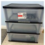 Staples 3 Drawer Organizer. No Wheels