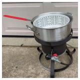 Propane Burner & Fryer Basket Pan