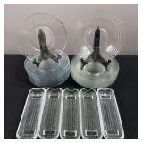 Glass Plates & Corn Butter Trays