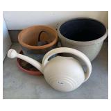 Flower Pots and Water Can