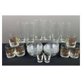 Good Rim Whiskey Glasses, Rooster Shot Glasses, & Misc