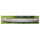 17’ Michi-Craft Aluminum Canoe & (3) Paddles