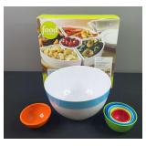 Chip & Dip Lazy Susan Server & Mixing Bowls