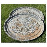 Oval Metal Wall / Garden Decor
