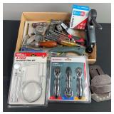 Ratchet Set, Hammer, Allen Wrenches, & Tools