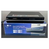 (2) VHS & DVD Players
