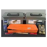 Ammo Boxes, Cleaning Kit, Binoculars & Pocket Knives