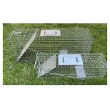 Large Live Trap, & Small Live Trap