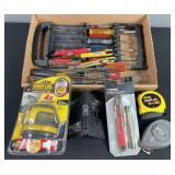 Screwdrivers, Tape Measures, & Tools