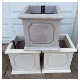 (3) Garden Statue Pedestals