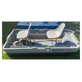 Pond Fishing Boat “Perch” With Detachable Seats, Oar, & Life Vest