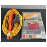 Extension Cord, Cord Wrap, & Car Trunk Mat