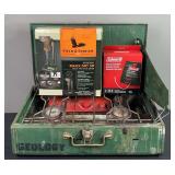 Portable Grill, Boot Dryer, & Solar Shower Bag