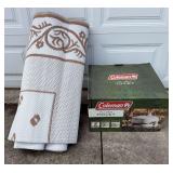 Coleman Camping Toilet & Camping Outdoor Rug