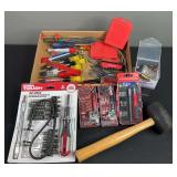 Screwdrivers, Impact Bits, Drill Bits, & Assorted Tools