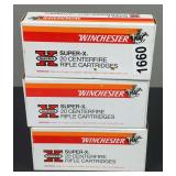 Winchester 30-30 WIN. Cartridges, (40) 150 Gr. Cartridges & (20) 170 Gr. Cartridges