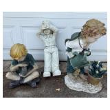 Little Boy Garden Statues