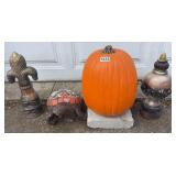 Turtle Statue, Pumpkin Statue, & Misc. Garden Statues