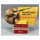 Everybody Shoots Winchester Cardboard Advertising