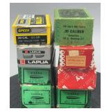 Hornady, Speer, Sierra, & Lapua 30 Cal Reloading Bullets