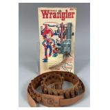 1958 Mattel Bandolier with Bullets & NIB Nichols Wrangler Revolver