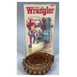 1958 Mattel Bandolier with Bullets & NIB Nichols Wrangler Revolver