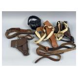 Leather Belts, Holsters, & Head Phones