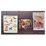 Remington Baby Bullet, Remington Hunting Dogs, & Lumber Jack Posters