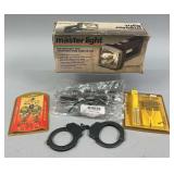 Spotlight, Handcuffs (No Keys), & Assorted Items