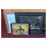 Framed Historic Ohio, Duck Photo, & Native American Art