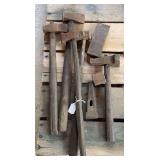 (5) Black Smithing Hammers & Hammer Heads