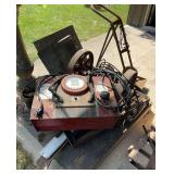 Scrap Iron Lot and Cart