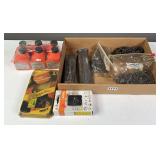Splitting Wedges, Chain Saw Blades, & Assorted Items