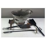 Ash Bucket & Fireplace Scoops