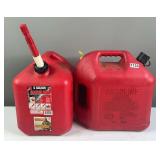 Pair of 5 Gal Gas Cans