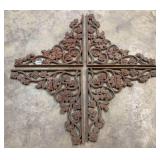 (4) Cast Iron Decorative Corner Pieces