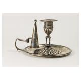 1800 Sterling Chamberstick & Snuffer