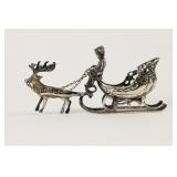 Sleigh w/ Reindeer And Putto